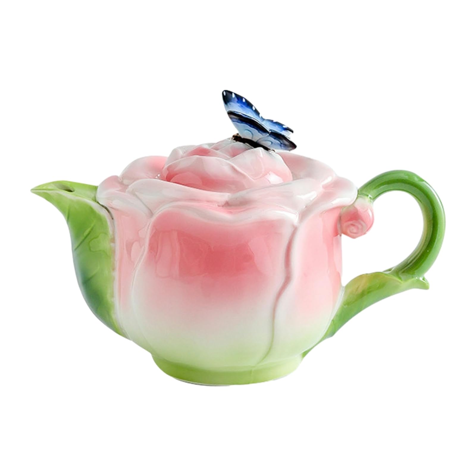 Amazon.com | Enamel Colored Rose Ceramic Coffee Mark Water Cup
